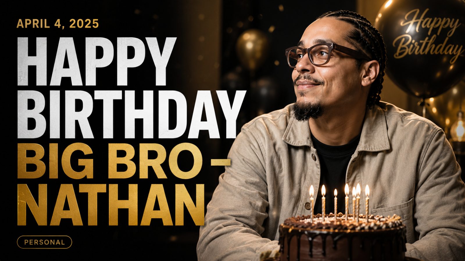 🎈 Happy Birthday Big Bro – Nathan