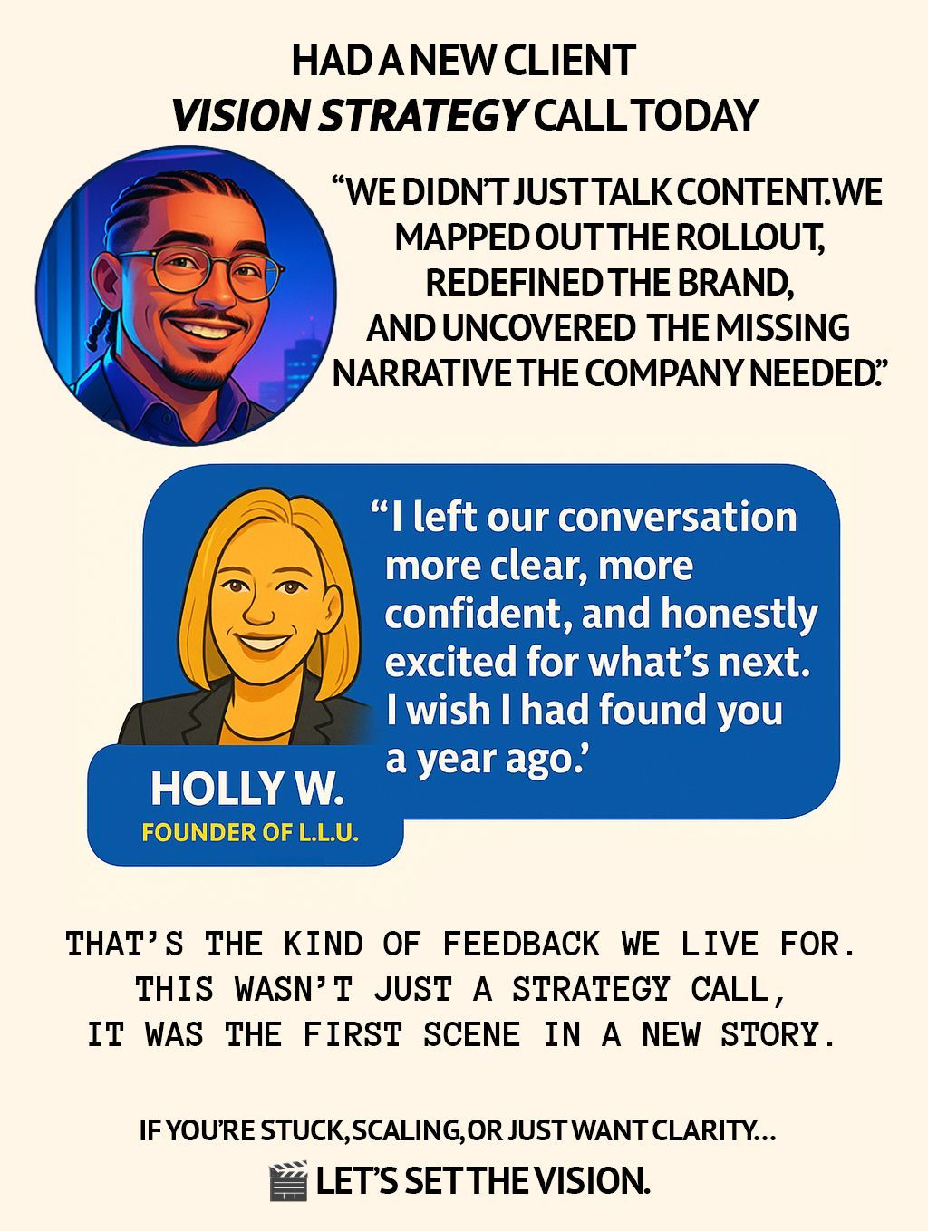Holly Wiggins Testimonial after NVision Films Vision Strategy